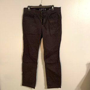 mens black work pants